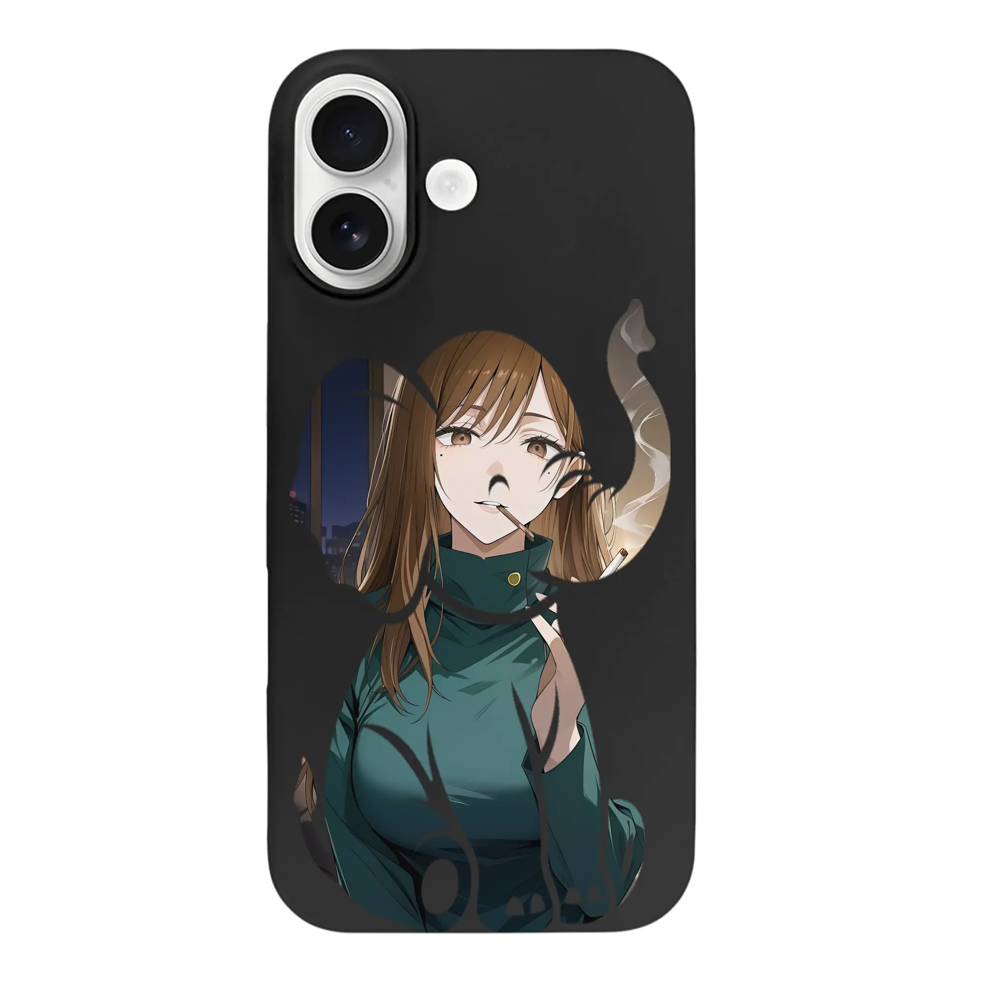 呪術廻戦 グッズ,家入 硝子 - iPhone 17 シリーズ シリコンケース 薄型 耐衝撃 指紋防止 ソフトタッチカバー 精密フィット 傷防止 保護ケース iPhone 17/17 Air/17 Pro/17 Pro Max 対応